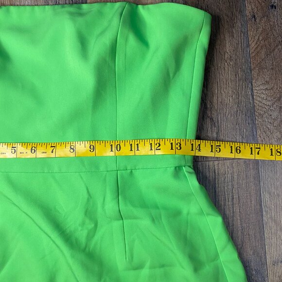 Gianni Bini Vibrant Green Strapless Dress - Picture 4 of 5